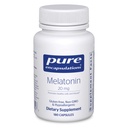 Ren indkapsling Melatonin 20 mg - ikke beregnet til dvalestøtte - for immunsystemet og sunde celler - 99, 5% renhed Melatonin - Gluten Free & Non- GMO - 180 kapsler