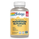 SOLARAY Magnesium Glycinate kapsler, Chelated Magnesium Bisglycinate w / BioPerine, Højere Absorption Magnesium supplement - Bones, Muskler, Heart Support, Vegan (30 Servere, 120 VegCaps)