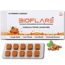 Gurkemeje Lozenges - Sugar Free Hough Drops for voksne, Sore Throat Relief & Dry Mouth Lozenges - Gurkemeje Curcumin Supplement, Anti Inflammatorisk support, Hough suppressant (6 - Pack / 60 Greve)