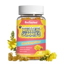 Mullein Gummies 3000MG, Sugar Free Mullein Gummies med bromelain & Quercetin, Mullein Leaf Extract Kosttilskud til Lunger, Vegan, 60 Greve