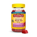 Nature Made Advanced Multivitamin Gummies 50 + til hende, Kvinder Multivitaminer Gummies med Magnesium Citrate, Vitamin D3, Zink, Calcium og alle 8 B vitaminer, 84 Greve, 28 dages forsyning