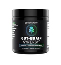 Gut- Brain Synergy Probiotic & Nootrop - 30Million CFU Psychobiotic + Prebiotic med Ashwagandha, L- Theanine & Zink til Gut Health, Mood Support, Stress Relief, Bloating Relief & Brain Focus & Memory