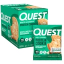 Quest Nutrition White Chocolate Macadamia Protein Cookie, 15g Protein, 1g Sukker, 2g Net Carbs, Keto Friendly, High Protein, Low Carb; 12 Tæl