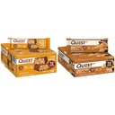 Quest Nutrition Crispy Chocolate Peanut Butter Hero Protein Bar, 18g Protein & Chocolate Peanut Butter Bars, High Protein, Low Carb, Gluten Free, Keto Friendly, 12 Greve