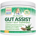 Leaky Gut Support Powder 124; L- Glutamin Gut Lining fordøjelsesdrik Mix 124; Gluten- fri læge udformet botanisk formel 124; Gut Assist af Dr. Danielle