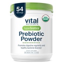 Hyperbiotika Vital Nutrients Organic Prebiotic Fiber Powder Name 124; Understøtter Gut Sundhed og fordøjelsesmæssige Regularity
