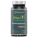 Psyllium Husk (Plantago ovata) + Arabinogalactan ≥ 95% - 660 mg, 60 Vegankapsler - Fiber Complex