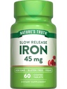 Nature 's Truth Iron Supplement- 124; 45 mg - 124; 60 Pills - 124; Ferrosulfat- 124; Non- GMO & Gluten Free Vitamin for mænd og kvinder