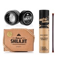 NATURLIG SHILAJIT Resin - 20 Gram Shilajit supplement med Fulvic Acid & Trace mineraler - Shilajit Honey Sticks 30 Greve