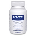 Pure indkapslinger Vitamin D3 Veganese 124; Support til bevægeapparatet, kardiovaskulær, Neurokognitiv, Cellulær, og immunforsvar *