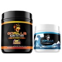 Gorilla Mode Pre Workout (BlackBerry Lemonade) + HydroPrime Glycerol Pre Workout - Omfattende stack for hyper- Hydration, Pump, Power, Endurance, og Thermoregulation