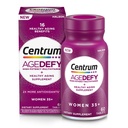 Centrum Age Defy for Women 35 + - High- Potency Multivitamin og sund aldring supplement - Multivitamin med Resveratrol, og Niacin til NAD + niveau support - Aluminium flaske, 60 tabletter