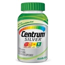 Centrum Sølv Voksen Multivitamin / Multimineral Supplement Tablet, D3- vitamin, Alder 50 + (220 Tæl)