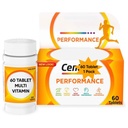 Centrrum Performance Tablets 60ct - Voksen Multivitamin til energi, immunforsvar & daglig wellness