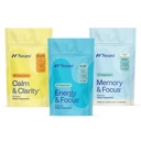 Neuro Cognitive Balance Bundle - Hukommelse & Focus Nootrop Gum (Peppermint, 90 Greve), Sleep & Recharge Melatonin Mints (Berry, 72 Greve), Calm & Clarity Stress Support Mints (Honning Lemon, 90 Greve)