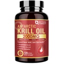 NATUR TARGET krill Oil 2000 mg med Omega-3 EPA & DHA med Astaxanthin Supplement, Cholin - Understøtter hjerte, hjerne, Deltag, Eye Health, Non- GMO, Gluten Free, 120 Softgels (60 Servere)