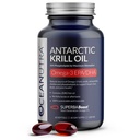100% Pure Organic Krill Oil 1000mg, 60- Day, Omega 3 Supplement, Højeste koncentration 56% Phospholipider, Wild fanget, Bæredygtig sporbar Antarktiske Omega 3, Astaxanthin, Heart, Ingen Fish Oil