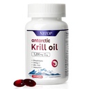 Antarktiske krill Oil 1200 mg per servering, 120 Quick Release Softels med Omega-3 EPA DHA, Astaxanthin & Phospholipider, Mercury Free, No Fishy Eftersmag for Heart, Joint & Brain Health