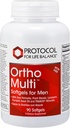 PROTOKOL FOR LIV BALANCE Ortho Multi Softgels for mænd - Multivitamin for prostata sundhed - med Saw Palmetto, Zink & CoQ10 - Mænd Daily Multivitamin - Iron Free - 90 Softgels