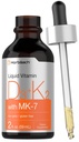 Horbäach Vitamin D3 K2 Liquid Drops • 124; med MK7 • 124; 2 Fl Oz • 124; Vegetar, Non- GMO, Gluten Free Supplement