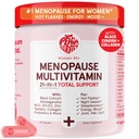 Peach Perfect Menopause Multivitamin MSD 124; 21 Vitamin til kvinder 45 + MSD 124; Black Cohosh, Ashwagandha, Vitamin D3 + K2, Probiotika & Kollagen MSD 124; Støtte til Hot Flush, Mood Swings, Joint & Skin Health MSD 124; 30 SVG