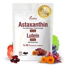 VivoNu 14- in-1 Astaxanthin 24mg & Lutein 40mg med Zeaxanthin Kosttilskud, 6 Måned Supply, Friske Mikroalger Kilde, Gluten Free Non- GMO, understøtter øje, hud, antioxidant, 180 Softgel, 1 Bag