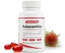 Astaxanthin 12mg Softgels, Natural Astaxanthin fra Haematococcus Pluvialis Mikroalger, Antioxidant Support til hud og øje, Olie- baseret på bedre absorption, 60 Softgels, 30- Day Supply
