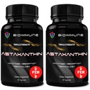 Bioimmun 2 Pack Triple Strength AstaQuil ™ Astaxanthin 12mg Forbedret Absorption, 120 Softgel w / Organic Coconut Oil.