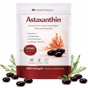 Astaxanthin Kosttilskud, Astaxanthin Antioxidant Kapsler, 180 Softgel, 24mg Hver, 6 Måned Supply, fra Mikroalger, Glutenfri, Non- GMO, Understøtter en sund, afbalanceret livsstil