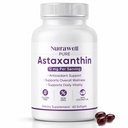 NutraWell Astaxanthin 12mg, med kokosolie, Antioxidant Support, Non- GMO, Gluten Free, 60 Softgel