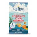 Nordic Naturals Zero Sugar Children 's DHA Gummy Chews, Tropical Punch - 30 Gummy Chews for Kids - 600 mg Total Omega- 3s - Brain Development, Learning, Sund Immunitet - Non- GMO - 30 Servering