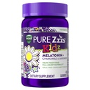 Vicks pure Zzzs Kidz, Melatonin Sleep Aid Gummier for børn og børn, Hjælper dit barn falder søvn naturligt, lav dosis Melatonin, 48 Gummies