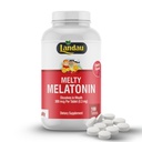 Landau 0,3mg- 300 mcg Melty Melatonin til børn og voksne - Easy- to- Take, Fast- Opløsning, Hjælper du falder hurtigere - Kosher, Lavet i USA - 100 tabletter, Cherry Flavor