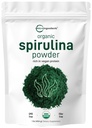 Micro Ingredients Organic Spirulina Powder, 1lb Mex124; Blue- Green Algae, Rich in Vegan Protein, Vitaminer & Minerals Mex124; Kilde til naturlige chlorophyll & Enzymes Mex124; Non-GMO, Gluten- Free, Ingen tilsætningsstoffer
