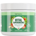 Vital Green Superfood Powder - Ny formel med 40 + Superfood Daily Green Drink Powder w / Probiotika - Supergreens for Energy, Gut Health, fordøjelsesstøtte, Plant- baseret, Vegansk superfood
