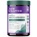 Nyt kapitel All- Flora fordøjelsessuper grønne pulver til Gut sundhed - Clinical- Strength fordøjelsesenzymer + USDA Organic Chlorella, Spirulina, Fermented Green - Lækker & 100% Vegan, 30 Servere