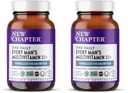 Nyt kapitel Mænds Multivitamin 55 +, Extra B6 & B12, D3, Astaxanthin, C-vitamin & zink, immunforsvar, hjerte, cellulær energi, og hjerne sundhed, genert på Maven, 1 daglig, non-GMO, 96 tabletter (pakke med 2)
