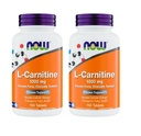 Now Foods Supplements, L- Carnitin 1000 mg, Pure Form, Carnipure, Aminosyre, Fitness Support *, 150 tabletter (pakke med 2)
