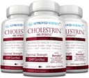 Godkendte Science Cholestrin - Lipid Level Support - Antioxidanter, Lecithin, Berberine HCL, Berries, BioPerine - 60 Kapsler - Pakning med 3 stk.