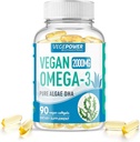 Vegan Omega-3 Algae DHA Supplements - 2000mg Algae Oil, Plant-Based Prenatal Algal DHA, 90 Carrageenan Free Softgels -Sustainable Fish Oil Alternative Supports Brain, Heart, Eyes, Joint Health