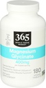 365 af Whole Foods Market, Magnesium Glycinate 400 MG, 180 Tæl