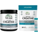 TERRA OPRININ Creatinine Monohydrat Bundle Buddy 124; 75 Servering Stick Pack og Jar Combo Combo Buddy 124; Mikronized Powder Support 124; Support for Muscle and Cognitive Performance *