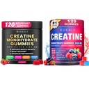 Creatine monohydrat Gummier for mænd og kvinder, 9000MG Creatine Gummies Sugar Free -BCAA 2: 1, B12 B6 for Boost Styrke, Focus & Endurance, Vegan, Non- GMO