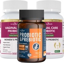 Women’s Vaginal Probiotics + 100 Billion Probiotics with Organic Prebiotics for Gut Digestive & Immune Health Bundle – Total Wellness, Inside and Out!