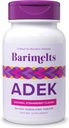 Barimelts ADEK - 60 Fast- Opløsnings tabletter (2 - Måned Supply) - Sugar- Free Bariatric Vitamin til kvinder, herunder vitamin A, D, vitamin E & vitamin K, Natural Strawberry Flavor