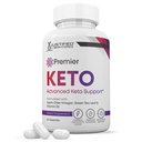 Premier Keto ACV piller 1275MG Keto Support Blend Alternativ til Gummies Formuleret med Apple Cider Vincious Extra Virgin Olivenolie Powder Green Tea Leaf 60 kapsler