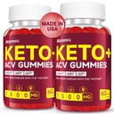 Keto ACV Gummies for Advanced Weight & Loss & Belly Fat Burn - Rapid Fat Burning Diet supplement til kvinder - 1500mg Organic Gluten Free Apple Cider Vincils med mor - Support Gut fordøjelse