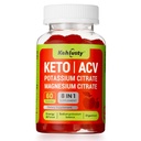 Keto ACV Gummies for Weight Loss Support, 8- in-1 Apple Cider Vingitre med B12, Electrolytes, Beet Root & Pomegranate Budd124; Understøtter fordøjelse, Metabolisme & Vægtstyring Budd124; Keto- Friendly, 60 Gummies