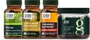 Gaia Herbs Focus Kit - Bacopa, Lion's Mane Mushroom, Ashwagandha Gummies, Turmeric Supreme Extra Strength