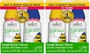 Zarbee 's Children' s Honey Hough Syrup + Mucus Day & Night Value Pack, Daytime & Nighttime Toddler Hough Syrup, Dark Honey, Ivy Leaf Extract, Chamomile, Mixed Berry Flavor, 4 Fl Oz, (Pack of 4)